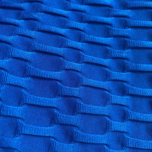 blue textured scrunch leggings - Picture 6 of 6
